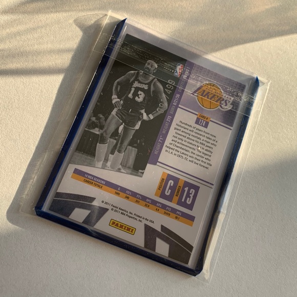 Wilt Chamberlain ‘11 Panini Parallel 091/499 - Picture 6 of 8